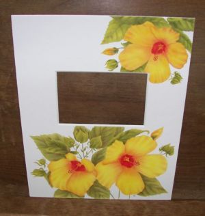 Yellow Hibiscus Mat 