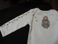Baby shirt with the Gray Cat