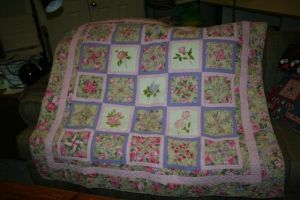 Rose Floral Quilt