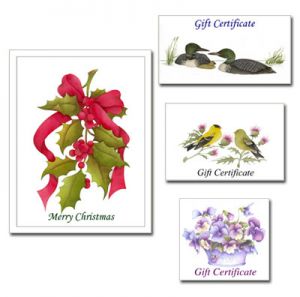 Paper Gift Certificate