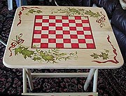 Maple Leaf Swag Table